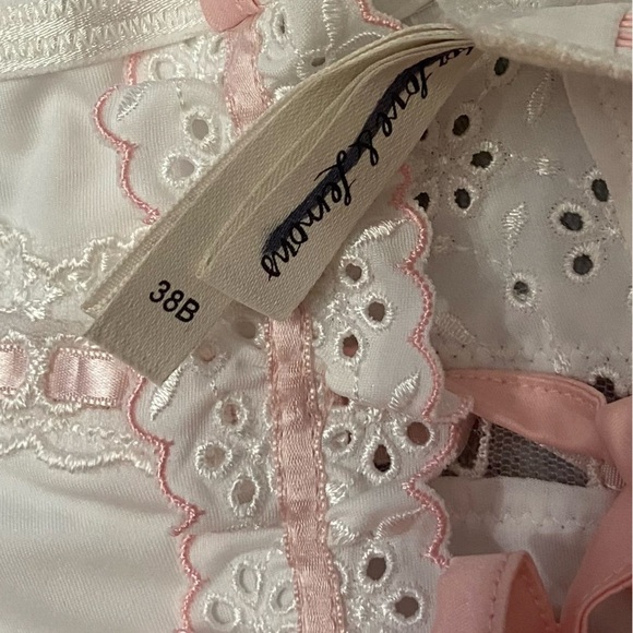 New! For love and lemons swirl eyelet bodysuit teddy lingerie 24590 - Picture 13 of 14